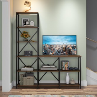 Country style open display rack storage rack