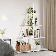 Ladder bookcase with sailboat A-frame