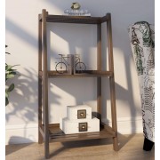 Modern three-layer ladder-shaped bookcase