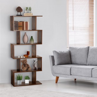 Suitable for bedroom living room wooden bookcase
